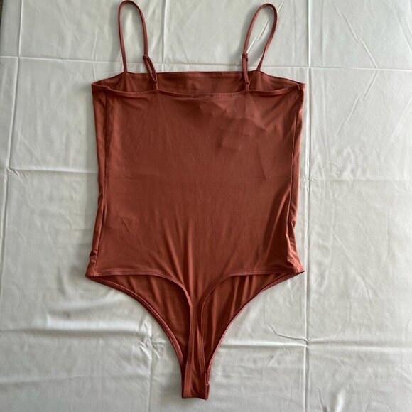 Express Ladies Body Contour Bodysuit Dusty Pink NWT Size XS - Picture 9 of 10